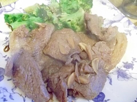 ご飯にあいます オージービーフのしょうゆ焼き